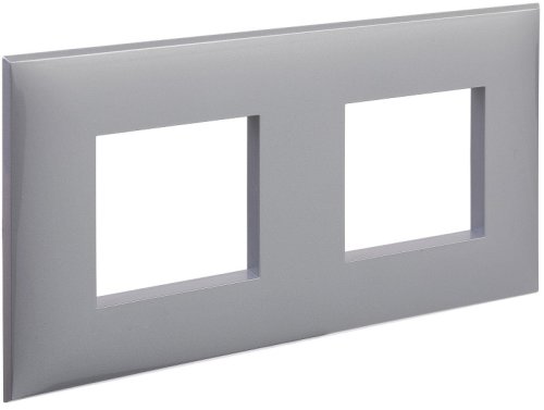 Рамка универсальная DKC Avanti 2-м. закаленная сталь фото Рамка универсальная DKC Avanti 2-м. закаленная сталь картинка